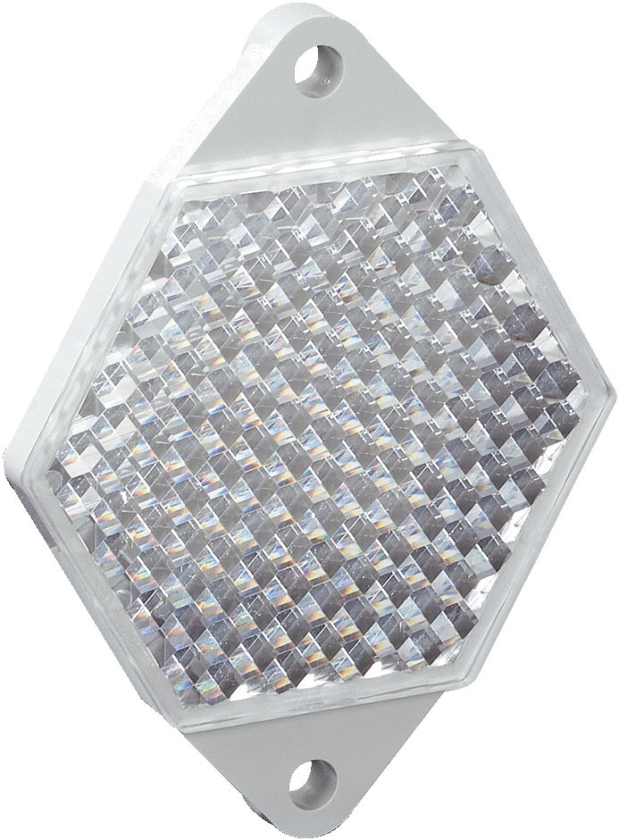 Reflector Angular, Hexagonal, Dimensiones 60 x 78mm