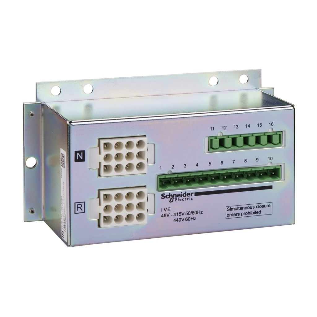 Interbloqueo eléctrico (IVE) 48-415Vac 50/60Hz, 440Vac 60Hz