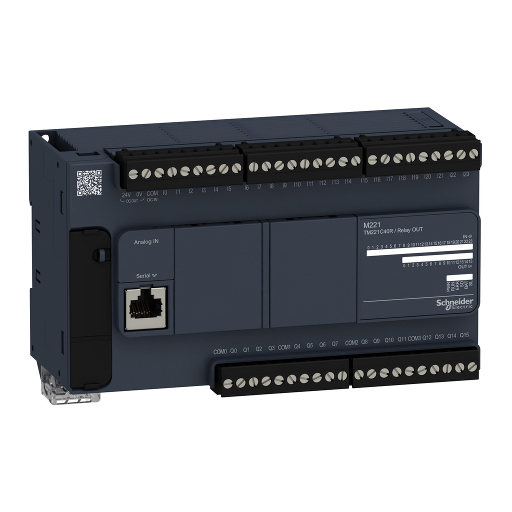 PLC M221 Compacto 24 ED/16 SD, USB, Modbus