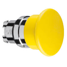 Cabeza para pulsador no  luminoso amarillo Seta 40MM, Sin marcado